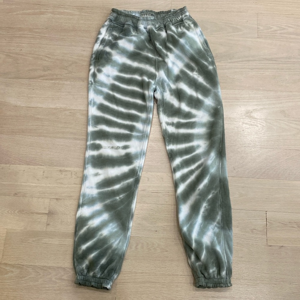 Abercrombie & Fitch Green Dyed Sweatpants - XS